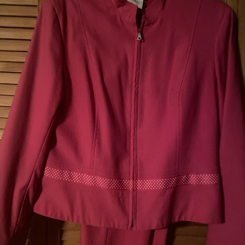 Professional Pink Women's  2 PC Pantsuit